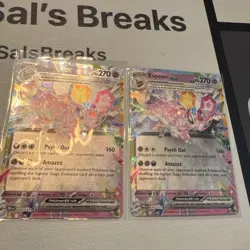 Pokemon TCG Prismatic Evolutions Espeon EX 034/131 Times 2 (2cards)🔥fresh - Image 1