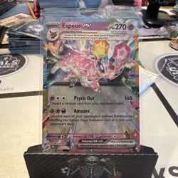 Pokemon TCG Prismatic Evolutions Espeon EX 034/131 Times 2 (2cards)🔥fresh - Image 4