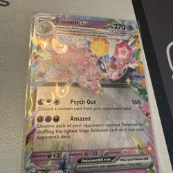 Pokemon TCG Prismatic Evolutions Espeon EX 034/131 Times 2 (2cards)🔥fresh - Image 5