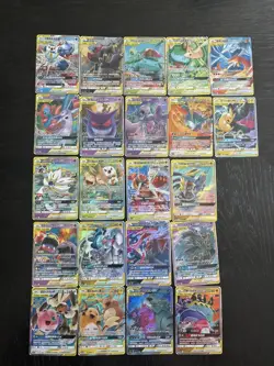 Pokemon Card Lot Of 22 TCG Tag Team GX Chinese Gengar, pikachu , blastoise - Image 1