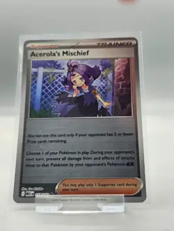 113/132 Acerola's Mischief : (Reverse Holo) Card : Mega Evolution : Pokemon TCG - Image 1