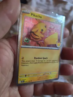 Pikachu Pokemon Day 2026 Lot of 2 with Swirl Promo Card - Image 3