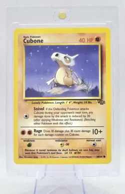 Pokemon TCG Cubone Jungle Card 50/64 1995 WOTC Non Holo - Image 1