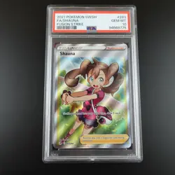 PSA 10 Shauna 263/264 Fusion Strike Trainer Holo Full Art Pokemon Card - Image 1