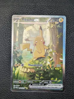 Ascended Heroes Forest Pikachu Ex #276/217 NM SIR Pokemon Card - Image 2