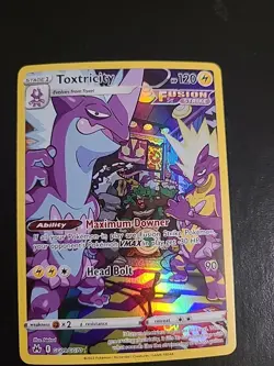 Toxtricity - GG09/GG70 - Pokemon Crown Zenith Galarian Gallery Holo Card NM - Image 1