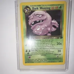 Pokemon Dark Weezing Team Rocket Rare 31/82 60 HP English Regular 2000 Card - Image 1