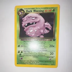 Pokemon Dark Weezing Team Rocket Rare 31/82 60 HP English Regular 2000 Card - Image 2