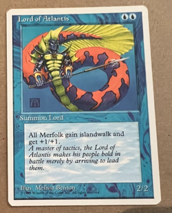 Lord of Atlantis - Fourth Edition - 4th - MTG - Magic the Gathering - LP - Image 2