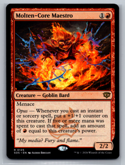Molten-Core Maestro R 0125 Secrets of Strixhaven Regular - Image 1