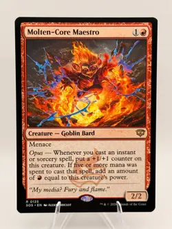 MTG Molten-Core Maestro Secrets of Strixhaven 125 NM Regular - Image 1