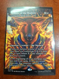 Splinter of the Shadows - Ashcoat of the Shadow Swarm (Borderless) Teenage... - Image 1