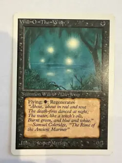MTG Will-O-The-Wisp Unlimited LP - Image 1