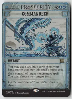 Commandeer Outlaws of Thunder Junction: Breaking News (9) Foil - MTG - Image 1