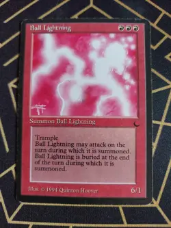 MTG Ball Lightning the Dark - Image 1