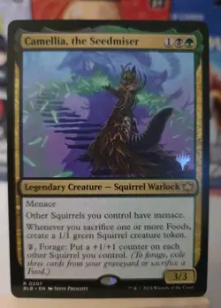 Camellia, the Seedmiser - Bloomburrow - Magic the Gathering - MTG - Rare - Image 1