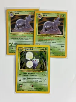 Pokemon TCG Cards (3) Vintage Holos Fossil and Neo Shiny - Image 1