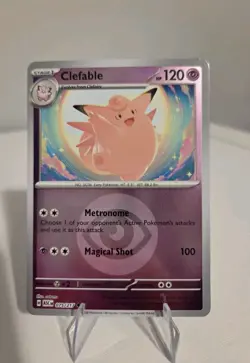 Pokemon TCG | Clefable 075/217 (Love Ball) | Ascended Heroes | Reverse Holo | NM - Image 1