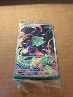 Bulbasaur Stamped Promo Card 133/132 Pokemon TCG Mega Evolution NM Sealed! - Image 1