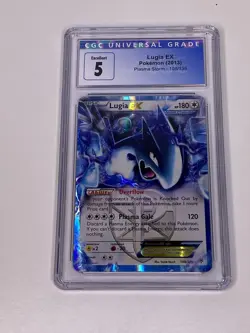 Pokemon 2013 Legendary Treasures 102/113 Lugia EX CGC 5 - Image 1