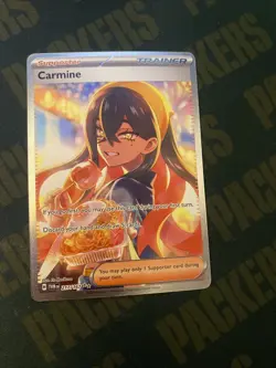 Pokemon TCG Trainer Carmine 217/167 Twilight Masquerade - Image 1