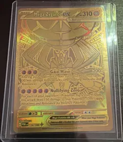 Pokemon TCG Mega Zygarde EX 124/088 XY BREAKthrough Full Art Holo Ultra Rare - Image 1