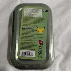 Pokemon TCG Celebrations Mini Tin Bulbasaur Charmander Squirtle Pikachu 2021 - Image 2