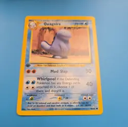 Pokemon TCG Quagsire Neo Revelation 48/64 Regular 1st Edition Common - Image 1