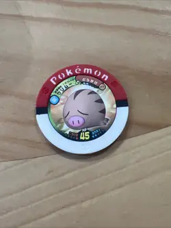 Swinub Pokemon Battrio Coin Rare Vintage Nintendo Japanese F/S - Image 1