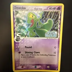 Treecko 68/100 Ex Crystal Guardians Reverse Holo Stamped NM Pokemon TCG - Image 1