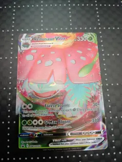 Pokemon TCG Venusaur VMAX SWSH102 Full Art Holo Black Star Promo - NM - Image 1