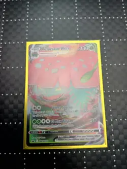 Pokemon TCG Venusaur VMAX SWSH102 Full Art Holo Black Star Promo - NM - Image 4