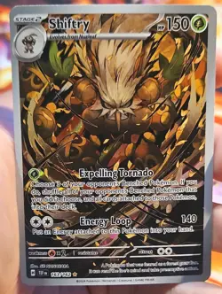 Pokemon Shiftry Illustration Rare Holo 163/162 SV05: Temporal Forces Stage 2 - Image 1