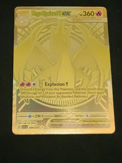 Mega Charizard Y EX 294/217 Gold Hyper Rare, Ascended Heroes, Pokemon TCG (NM) - Image 1