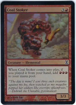 FOIL Coal Stoker Time Spiral Common - MTG Magic the Gathering Card - Image 1