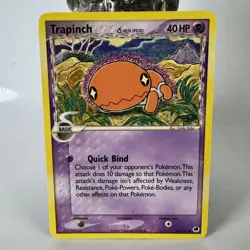 Pokemon TCG Trapinch (Delta Species) EX Dragon Frontiers 69/101 Common NM - Image 1