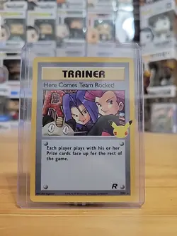 2021 Celebrations 25th 1995 Trainer Here Comes Team Rocket! #15/82 Pokemon - Image 1