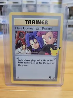 2021 Celebrations 25th 1995 Trainer Here Comes Team Rocket! #15/82 Pokemon - Image 2