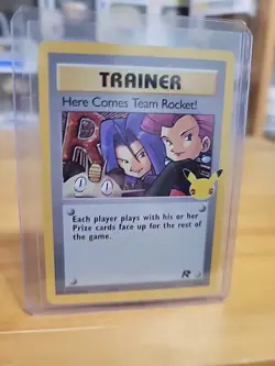 2021 Celebrations 25th 1995 Trainer Here Comes Team Rocket! #15/82 Pokemon - Image 3