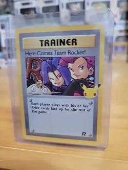 2021 Celebrations 25th 1995 Trainer Here Comes Team Rocket! #15/82 Pokemon - Image 4