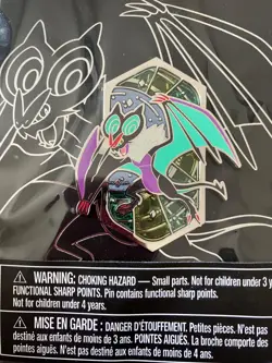 Noivern Pin Badge Pokemon Monthly Pins Dragon 11 of 12 Pokemon Center Centre NEW - Image 3