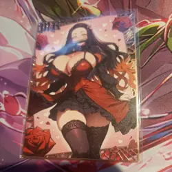 Nezuko Demon Slayer #56/200 Waifu Gold Premium Metal Card Anime Goddess Story - Image 2