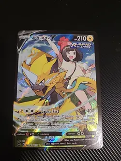 Zeraora V TG16/TG30 - Ultra Rare Sword & Shield: Silver Tempest Pokemon NM - Image 1