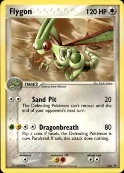 Pokemon Flygon 025 Nintendo Black Star Promos Promo Near Mint - Image 1