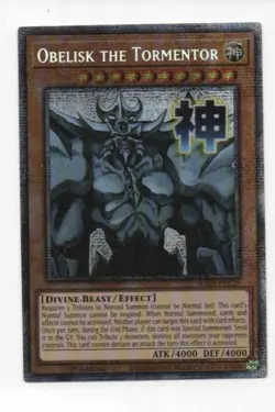 Konami Yu-Gi-Oh! TCG Obelisk the Tormentor Starlight Rare 1st Ed RA05-EN129 - Image 1