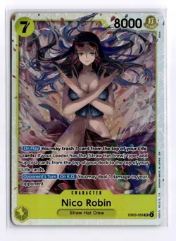 X2 Nico Robin (055) EB03-055 Extra Booster: One Piece Heroines Edition Foil SR - Image 1