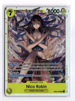 X2 Nico Robin (055) EB03-055 Extra Booster: One Piece Heroines Edition Foil SR - Image 3