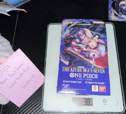 The Azure Sea's Seven One Piece Card Game SEALED HEAVY Booster Pack OP14 - Image 1
