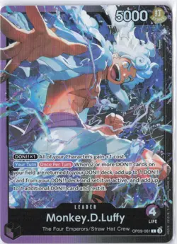 One Piece | Monkey.D.Luffy | OP09-061 | Starter Deck #26 LEADER (L) | NM - Image 1