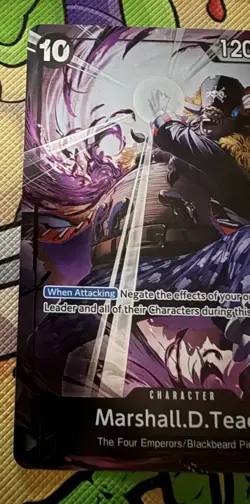 One Piece TCG Marshall D. Teach P-100 – Event Pack Vol.8 – NM - Image 2